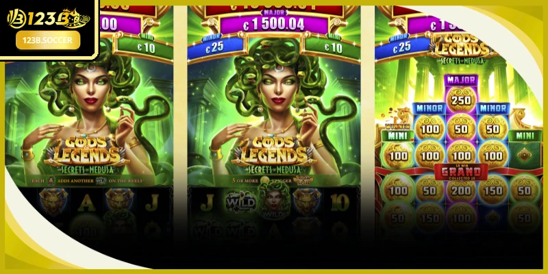 Bàn quay thần thoại huyền bí tái hiện hoàn hảo không gian đi săn Medusa